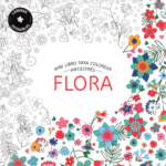 Flora - Mini libro antiestrés para colorear